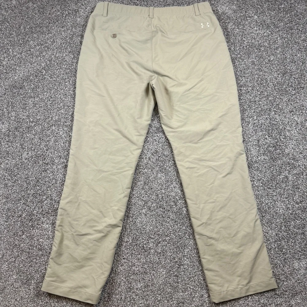 Under Armour Matchplay Mens Beige Golf‎ Pants 36x30 Performance Lightweight